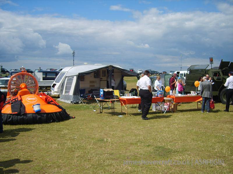 Association of Search and Rescue Hovercraft (Great Britain) - ASRH-GB's stall at the veterans day show at Southsea Common (Paul Hiseman).